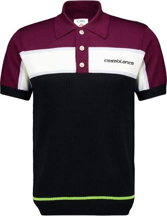Casablanca Merino Wool Polo Shirt