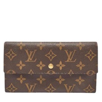 Louis Vuitton Portafoglio in tela Pre-owned - - Pre-owned - Donna - Marrone - ONE SIZE