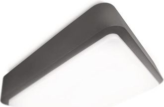 Philips Plafoniera Quadrata 32 Cm Alluminio Antracite E Sintetico