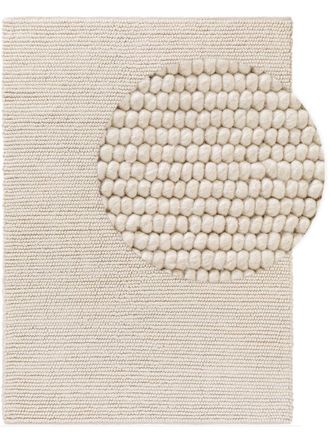 benuta Alfombra de lana crema 200x300