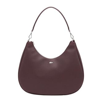 Lacoste Shoulder Bags, female, Brown, Size: ONE SIZE Daily City Fudge Hobo Bag