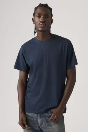 Levi's Camiseta estampada con fit holgado - Hombre - 2XL - Gris / Levis Palm Trees Mid Tone Heather Grey