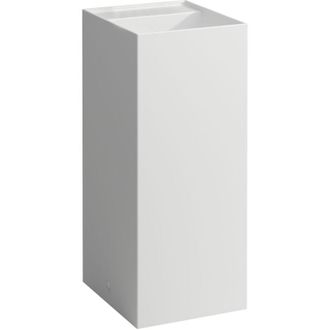 Laufen Lavabo Kartell 375 X 435 X 900 Mm, De Libre Instalaci&oacute;n Sin Rebosadero, Versi&oacute;n Con 3 Orificios Para Grifer&iacute;a Negro Laufen