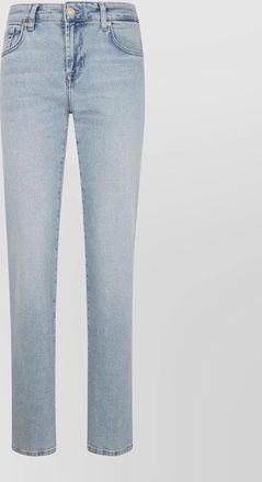 7 For All Mankind calie straight leg denim five pocket trousers