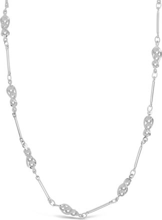 Sterling Forever Stationed Triple Pearl Glasses Chain