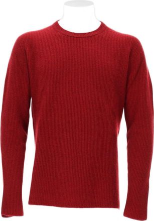 Roberto Collina Red Cashmere Knit Sweater