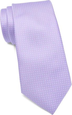 Tom Baine Polka Dot Satin Tie in Purple at Nordstrom Rack