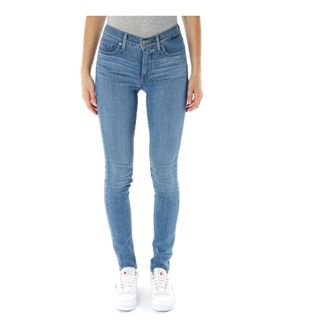 Levi's Dames, Jeans, Blauw, Maat: W33 L30 Katoen