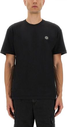 Stone Island Black Crew Neck T-Shirt