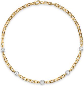 David Yurman Collana DY Madison in oro giallo 18 carati con diamanti (6mm)