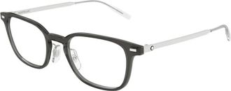 Montblanc MB0467ol Optisch Montuur - unisex - Brillen - Grijs - ONE Size - Accessoires