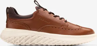 Cole Haan Mens ZER&Oslash;GRAND WFA 2.0 Wingtip Oxford Shoes - Brown Size 10.5