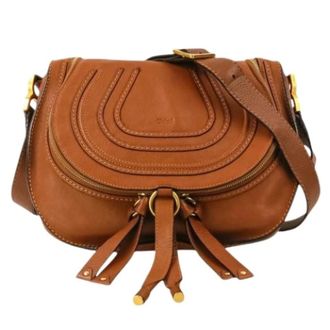 Chlo&eacute; Pre-owned Shoulder Bag - Dames - Pre-owned - Bruin - Maat: ONE Size Leer