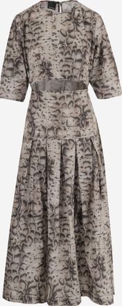 Pinko Womens Cotton Dress Multicolour