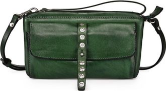 OLD TREND Monarda Genuine Leather Structured Convertible Crossbody in Green at Nordstrom