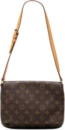 Louis Vuitton Pre-owned Shoulder Bags, female, Brown, Size: ONE SIZE Pre-owned Printed Shoulder Bag