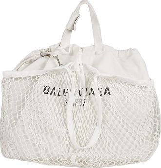 Balenciaga Logo Mesh Tote
