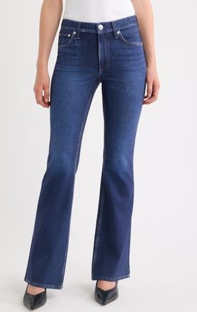 Rag & Bone rb Miramar Ponte Dahlia Mid Rise Flare Jeans in Nolita at Nordstrom, Size 30