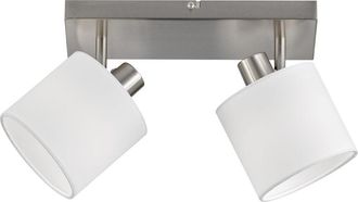Reality Reality Leuchten - Foco Tommy 2xe14 Spot N&iacute;quel L28 Cm Trio Lighting