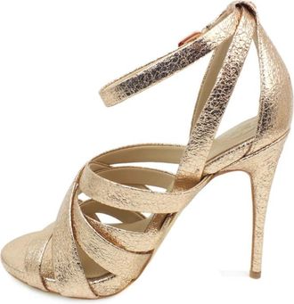 Guess High Heel Sandalen - Dames - Sandalen met hakken - Roze - 40 EU - Leer - Schoenen