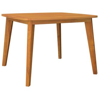 vidaXL Mesa De Jard&iacute;n Madera Maciza De Acacia 110x110x75 Cm Vidaxl