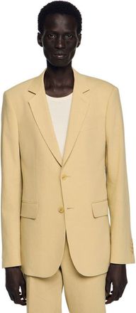 Sandro Classic linen suit jacket at Nordstrom, Size 44 Eu