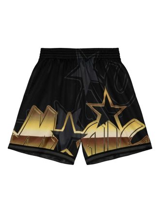 Mitchell & Ness NBA Orlando Magic Big Face 4.0 fashion shorts - Zwart
