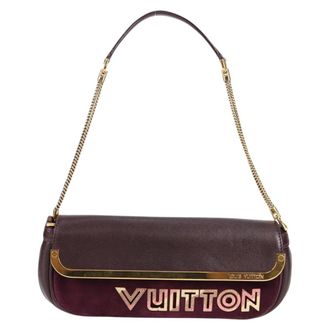 Louis Vuitton Avant Garde Pochette Leather With Suede Brown Leather Bag (Pre-Owned)