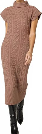 Cleobella Shana Midi Dress In Woodrose