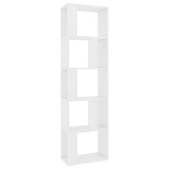 vidaXL Estanter&iacute;a/divisor Madera Contrachapada Blanco 45x24x159 Cm Vidaxl