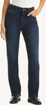 Nautica Womens Mid-Rise Straight Denim