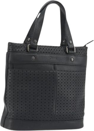 Chlo&eacute; Pre-owned Tote Bag - Dames - Vintage Shopper - Zwart - ONE Size - Leer - Vintage