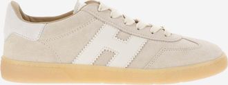 Hogan Beige Beige Cool Suede Sneakers