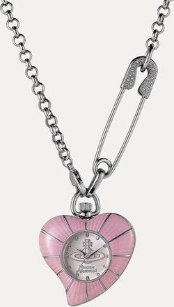 Vivienne Westwood Heart Pendant Watch Stainless Steel Women
