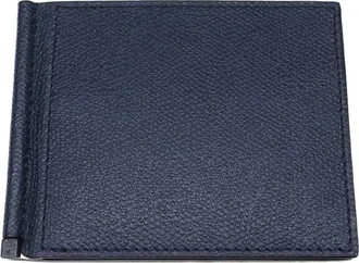 Valextra Navy Leather Money Clip (Pre-Owned)
