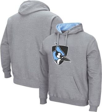 Colosseum Mens Colosseum Heathered Gray Johns Hopkins Blue Jays Arch and Logo Pullover Hoodie in Heather Gray at Nordstrom, Size Xx-Large