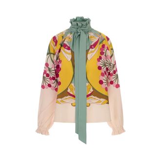 La DoubleJ Blouses, female, Multicolor, Size: M Cerere Blouse