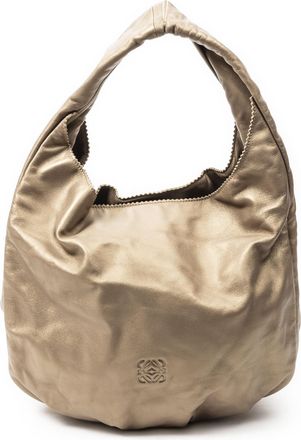 Loewe Pre-owned Womens Viento Hobo Shoulder Bag - Gold - One Size