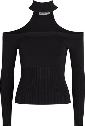 SIMKHAI Lila Choker-effect Knit top - Black - S (UK8-10 / S)