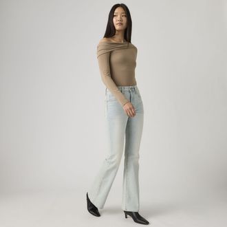 Levi's 726 High Rise Flare Jeans - Womens - 23X30 - Blue