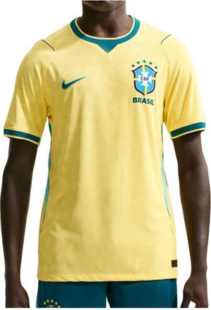 Nike Brazil 2026 Match Home Aero-FIT Authentic Jersey Canary Light Menta Geode Teal IB5143-724