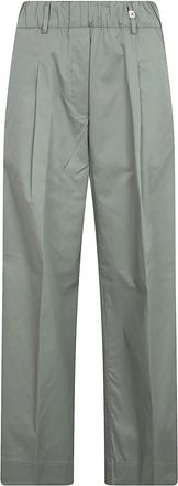 Myths Straight Broeken - Dames - Straight fit broeken - Groen - 2XL - Broeken