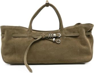 Marge Sherwood Tassen, Dames, Groen, ONE Size, Katoen, Grandma Bag
