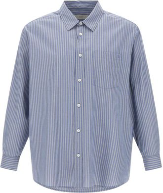 Dunst Unisex Informele Shirt - Heren - Casual Overhemden - Blauw - L - Katoen - Overhemden