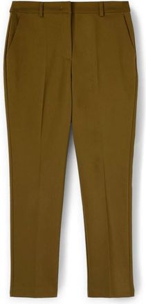 Motivi Regular Broek - Dames - Vrijetijds broeken - Groen - 2XS - Katoen - Broeken