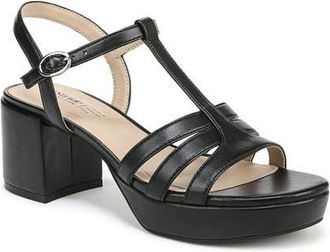 Life Stride Rio Ankle Strap Platform Sandal in Black at Nordstrom, Size 10