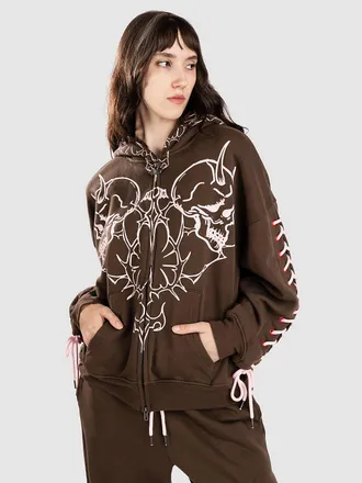 Vitriol Lenexa Sweatjacke braun