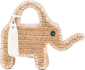 Simon Miller elephant-motif tote bag - Neutrals