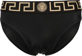 Versace Brief Swimwear with Gold-tone Medusa Head Motif