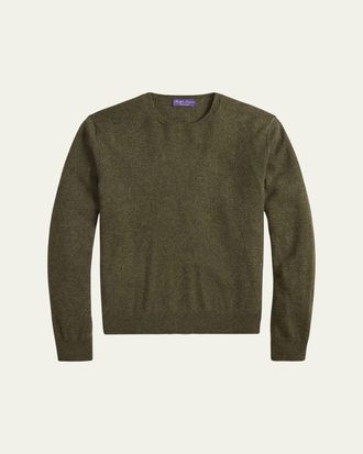 Ralph Lauren Purple Label Mens Cashmere Slim Fit Crewneck Sweater
